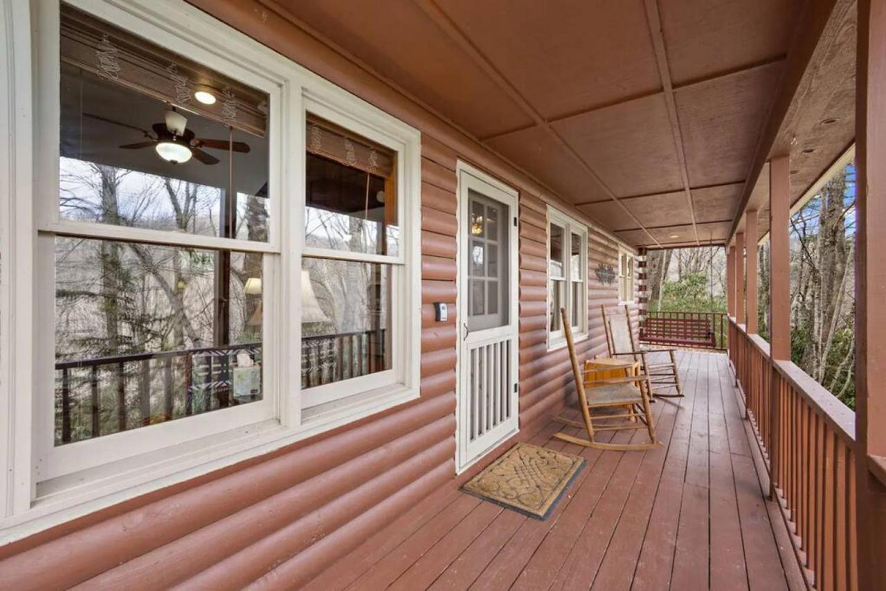 Log Cabin On Peaceful River โบลวิงร็อค ภายนอก รูปภาพ